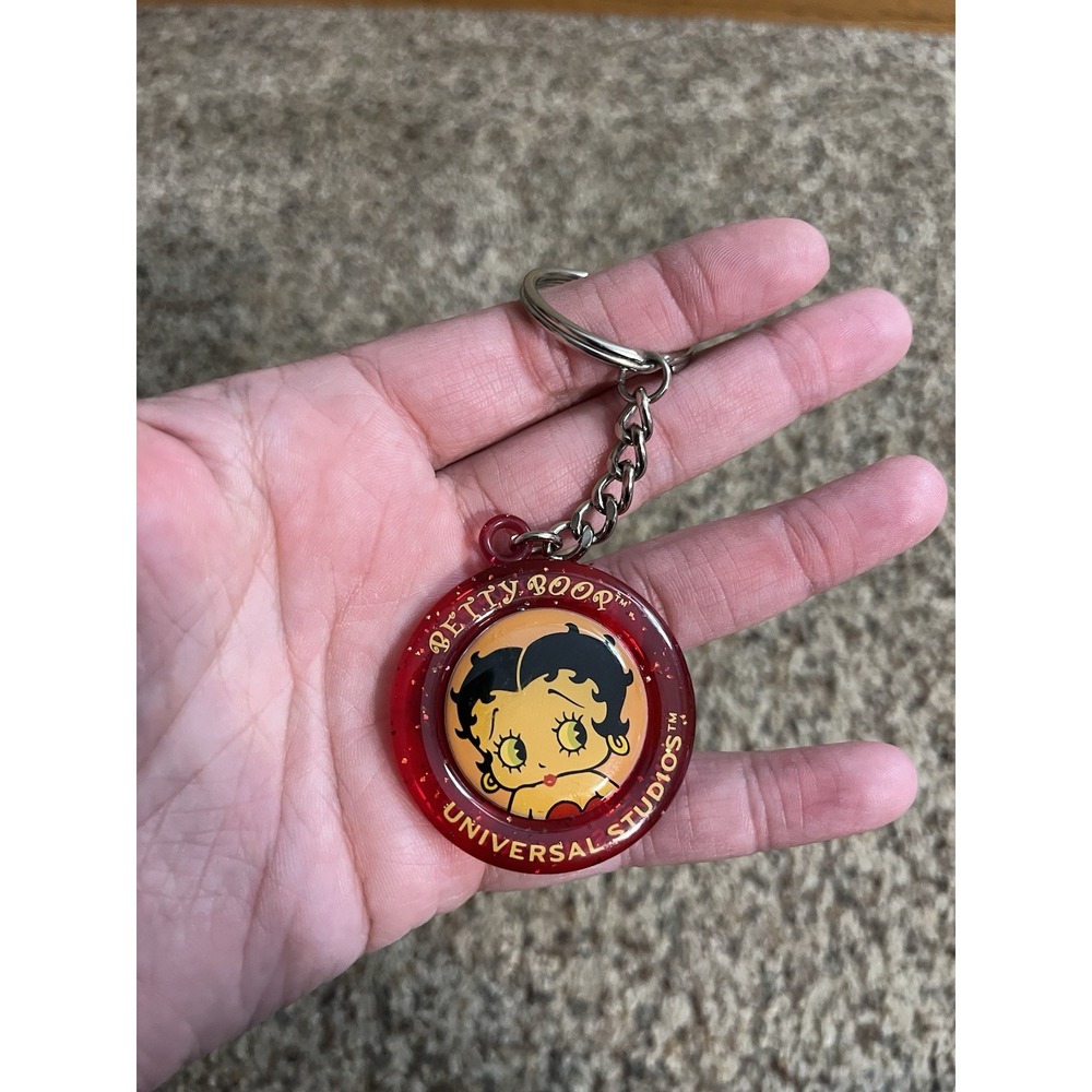Betty‎ Boop Acrylic Spinning  Key Chain Universal Studios